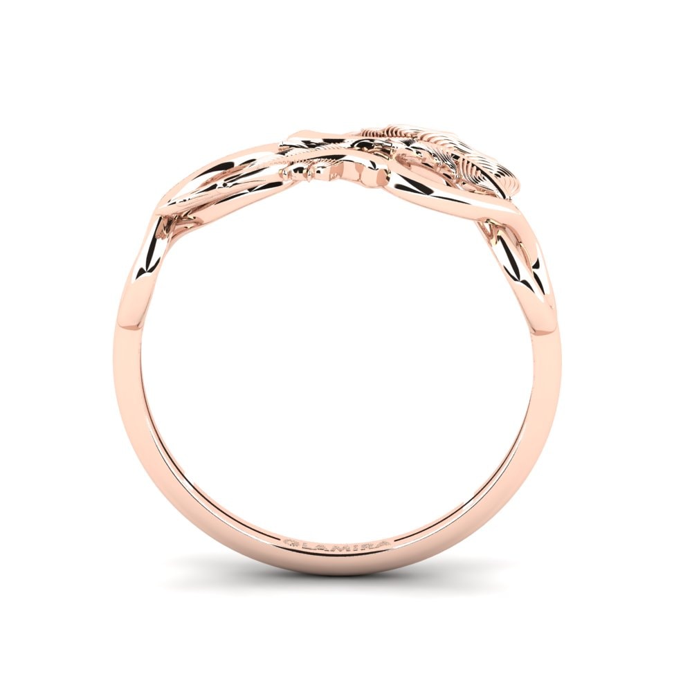 14k Oro Rosa Anillo Koshmar