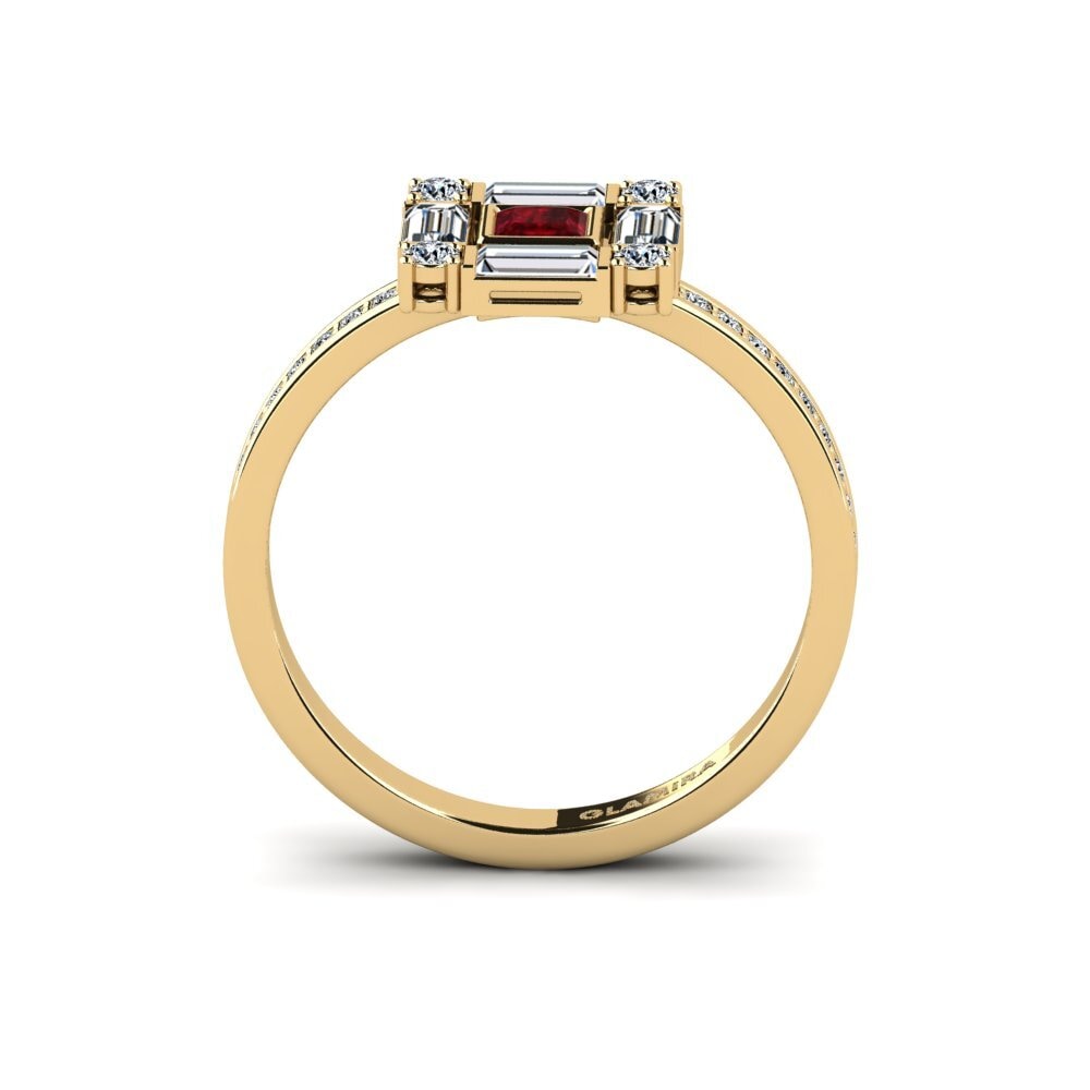 Ruby Engagement Ring Kritoure