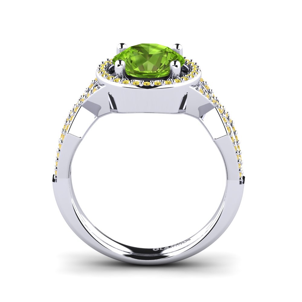 Peridot Engagement Ring Krizelle