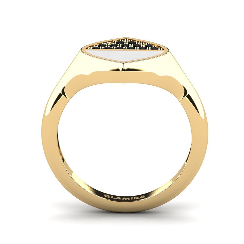 Schwarzer Diamant Pinker Ring Kundern