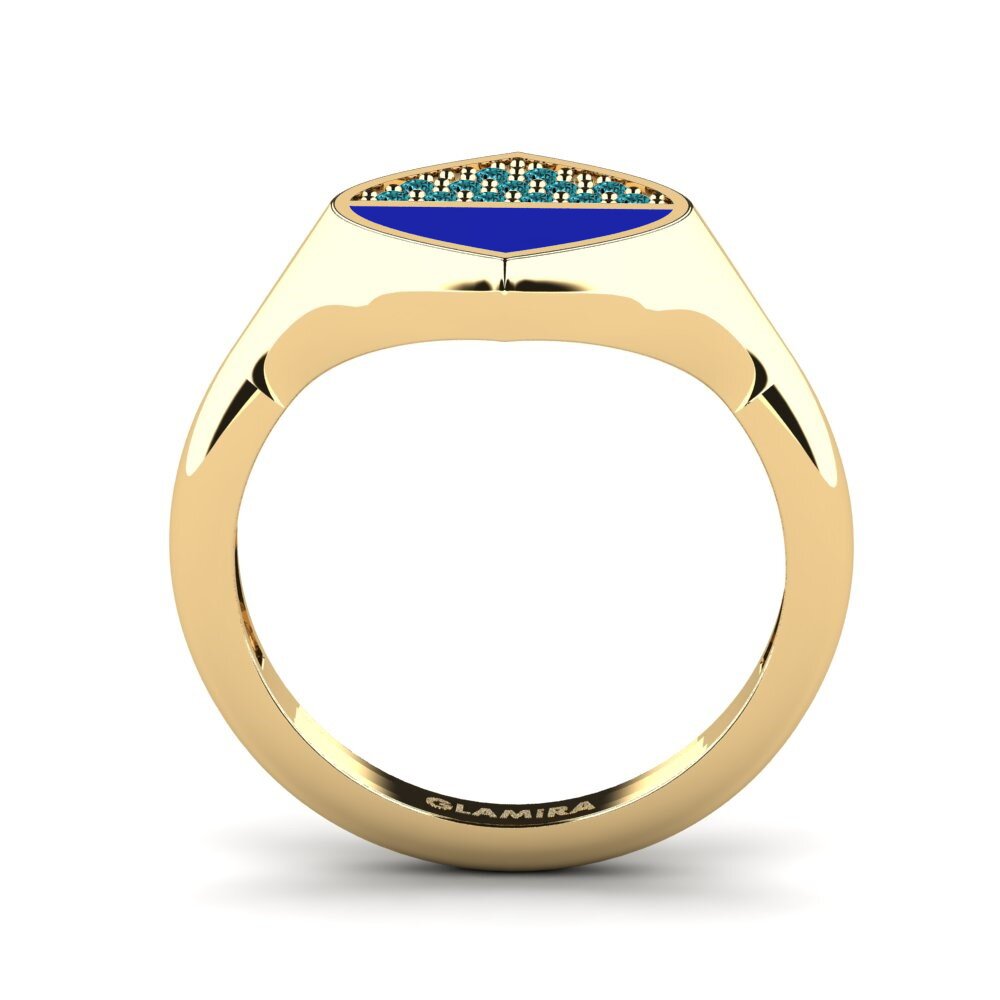 Blauer Diamant Pinker Ring Kundern