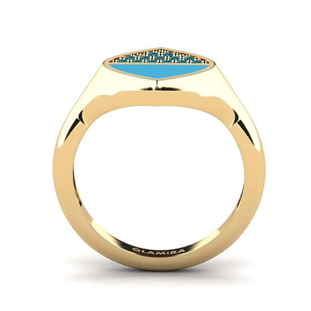 Blauer Diamant Pinker Ring Kundern