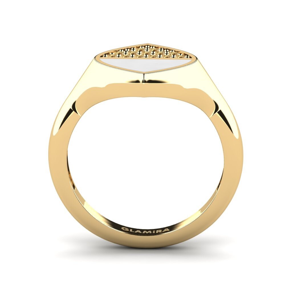 Brown Diamond Pinky Ring Kundern