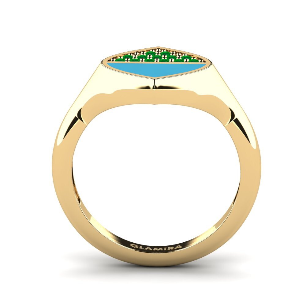 Emerald Pinky Ring Kundern