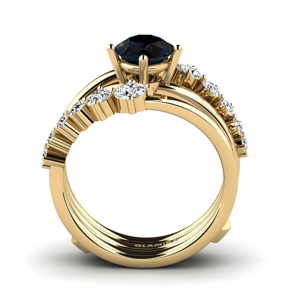 Black Opal Ring Kylo SET