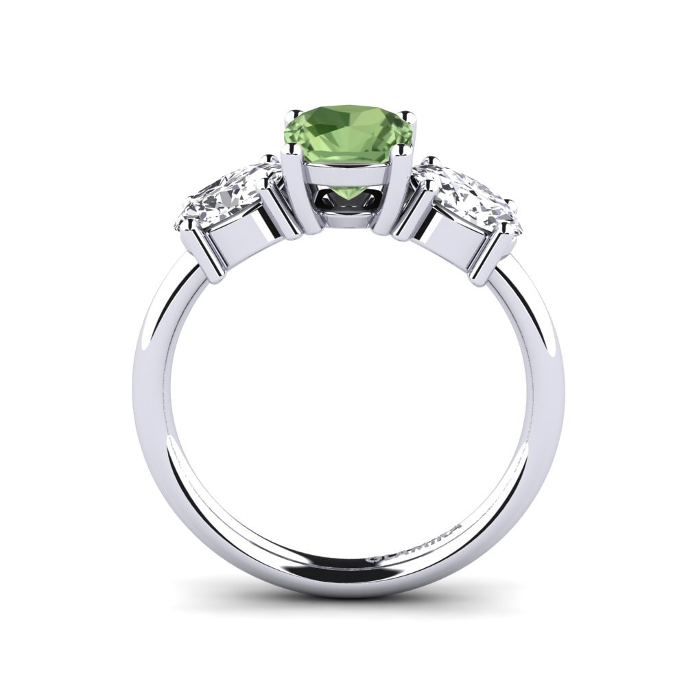 Green Sapphire Engagement Ring Labrina