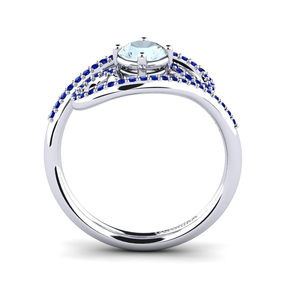 Aquamarine Ring Loncro