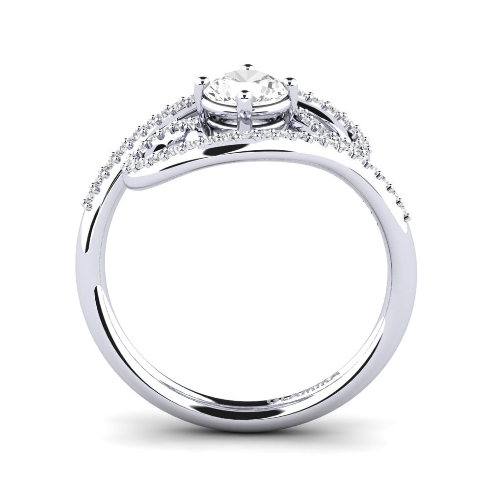 White sapphire Ring Loncro