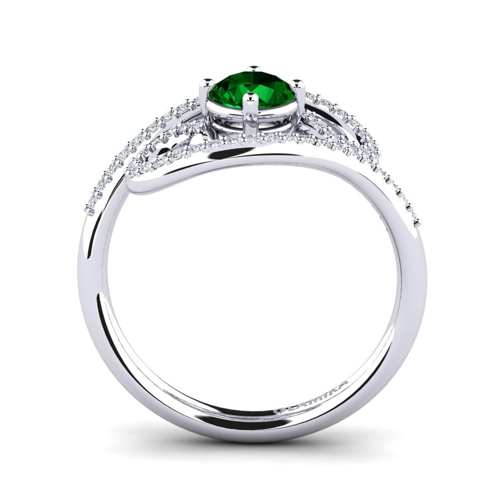 Zircônia Verde Anel Loncro