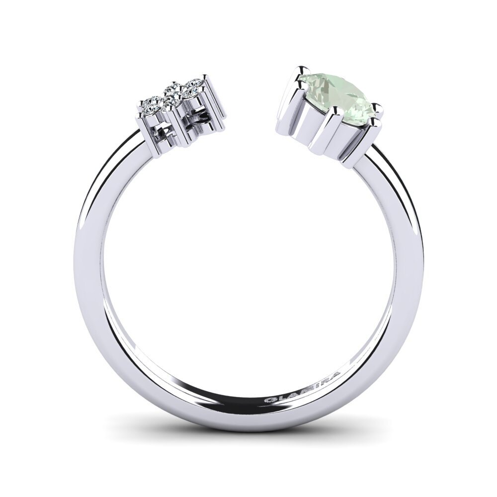 Améthyste Verte Bague Laci