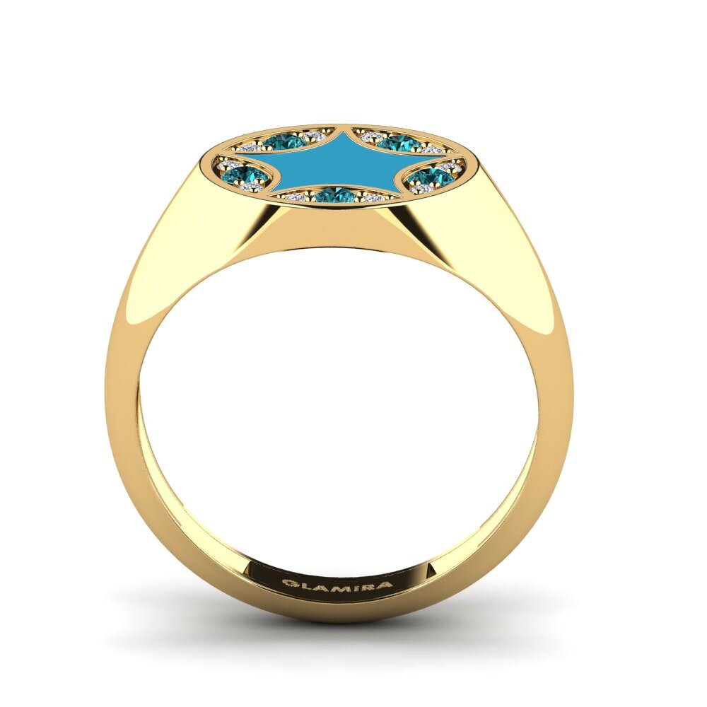 Blauer Diamant Ring Laiyah