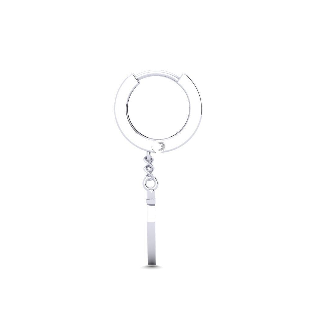 Orecchini In Argento Sterling Con Diamanti Da Uomo(999