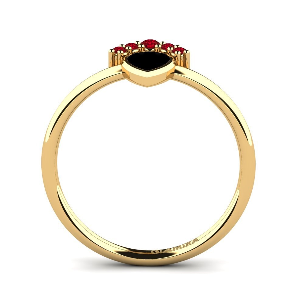 Red Zirconia Ring Lane