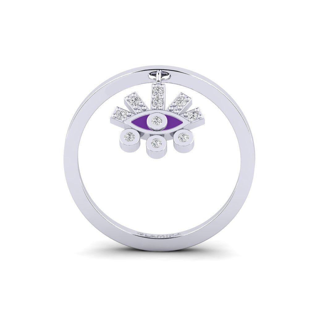 Weiß-Silber Ring Laodikya