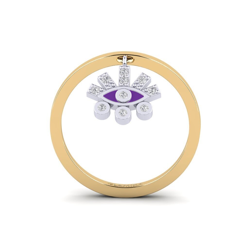 750 Gelb & Weißgold Ring Laodikya
