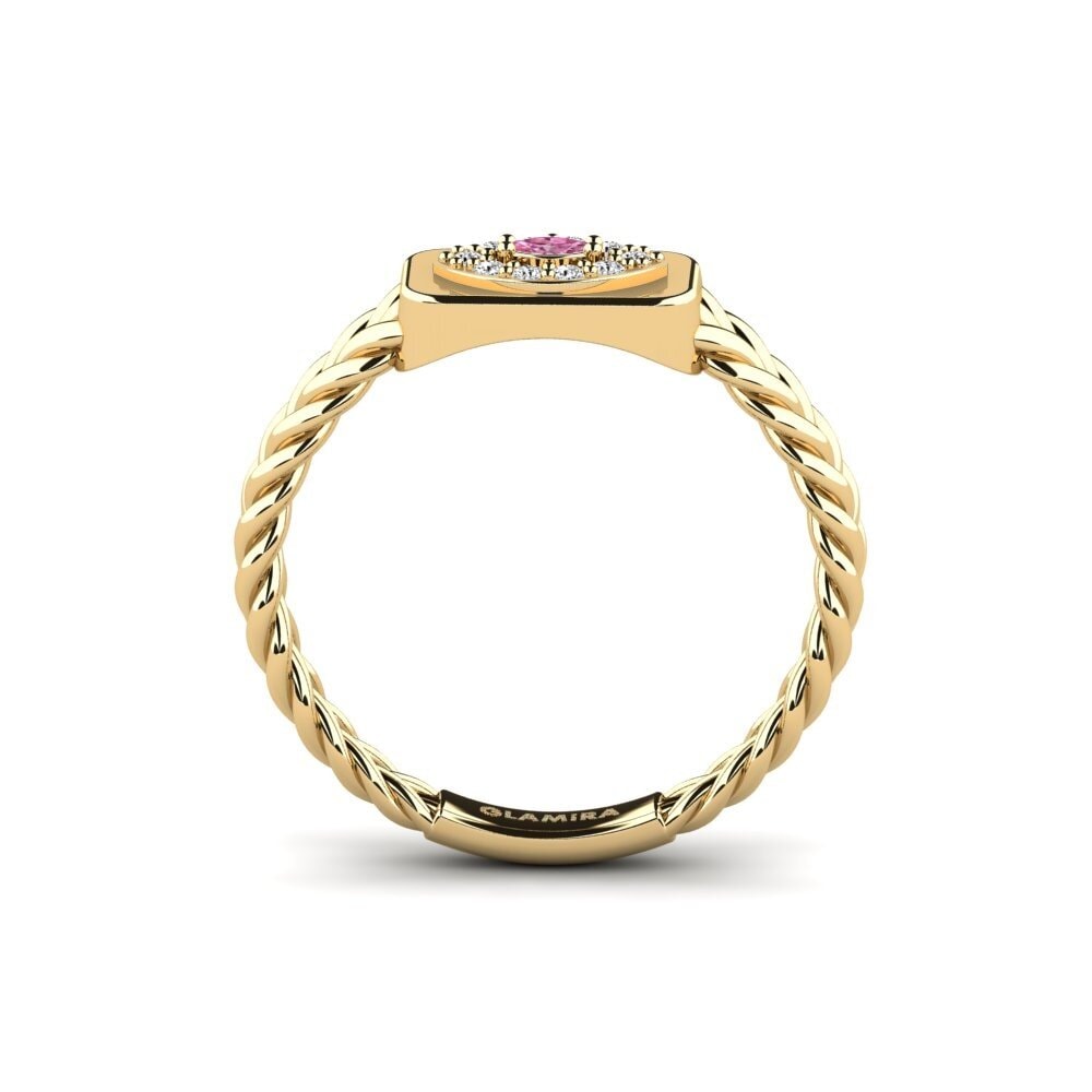 Rhodolite Garnet Ring Lapelis