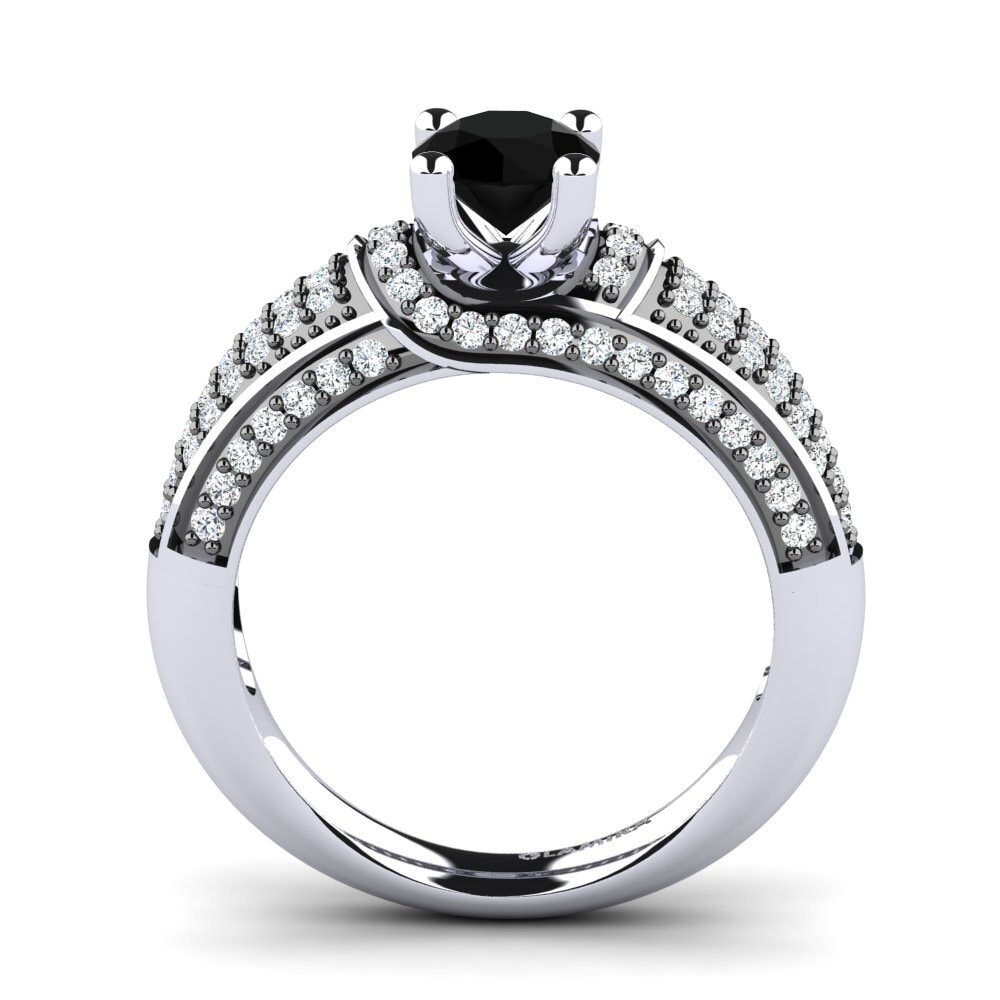 Black Diamond Engagement Ring Latonya