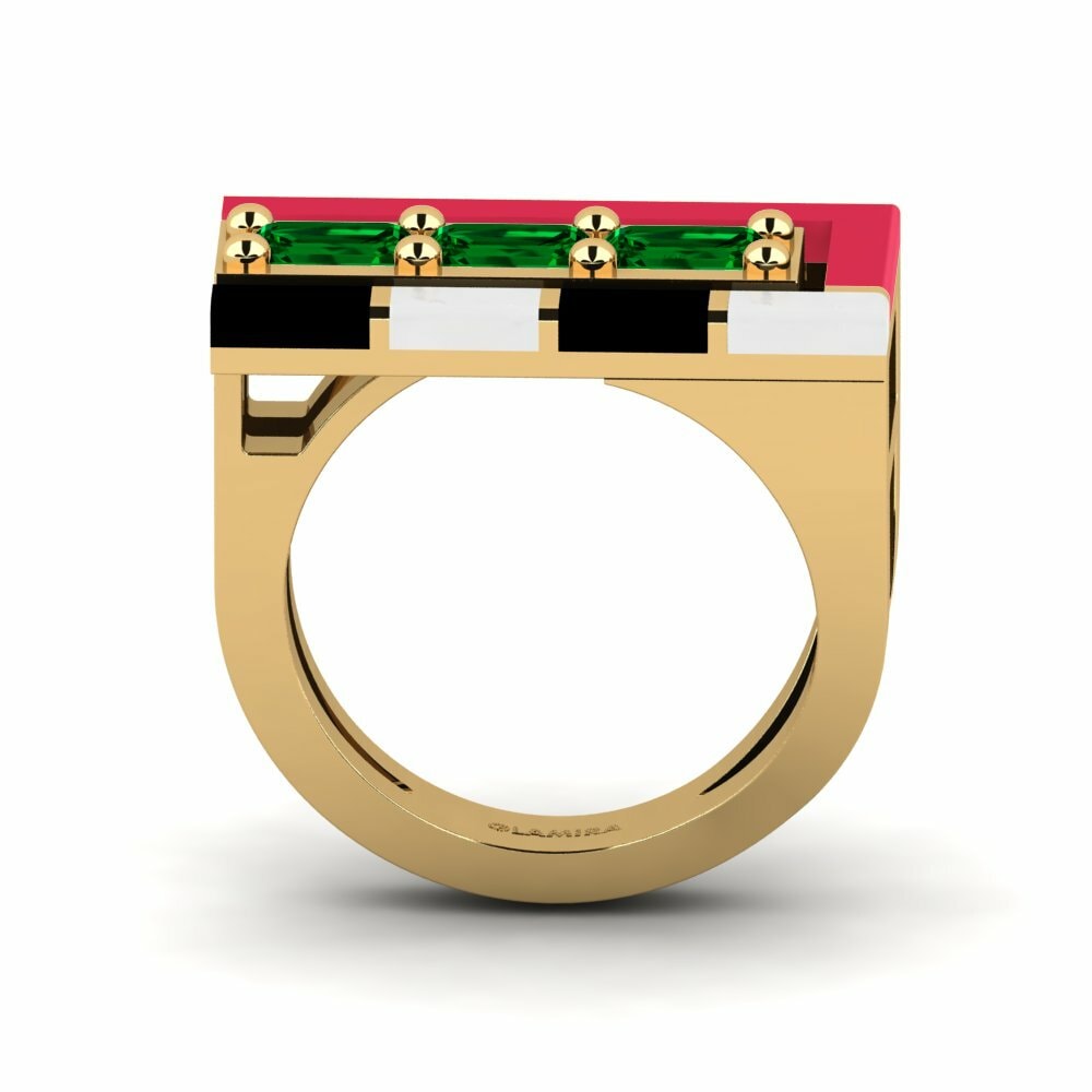 Zircone Vert Bague Latteg