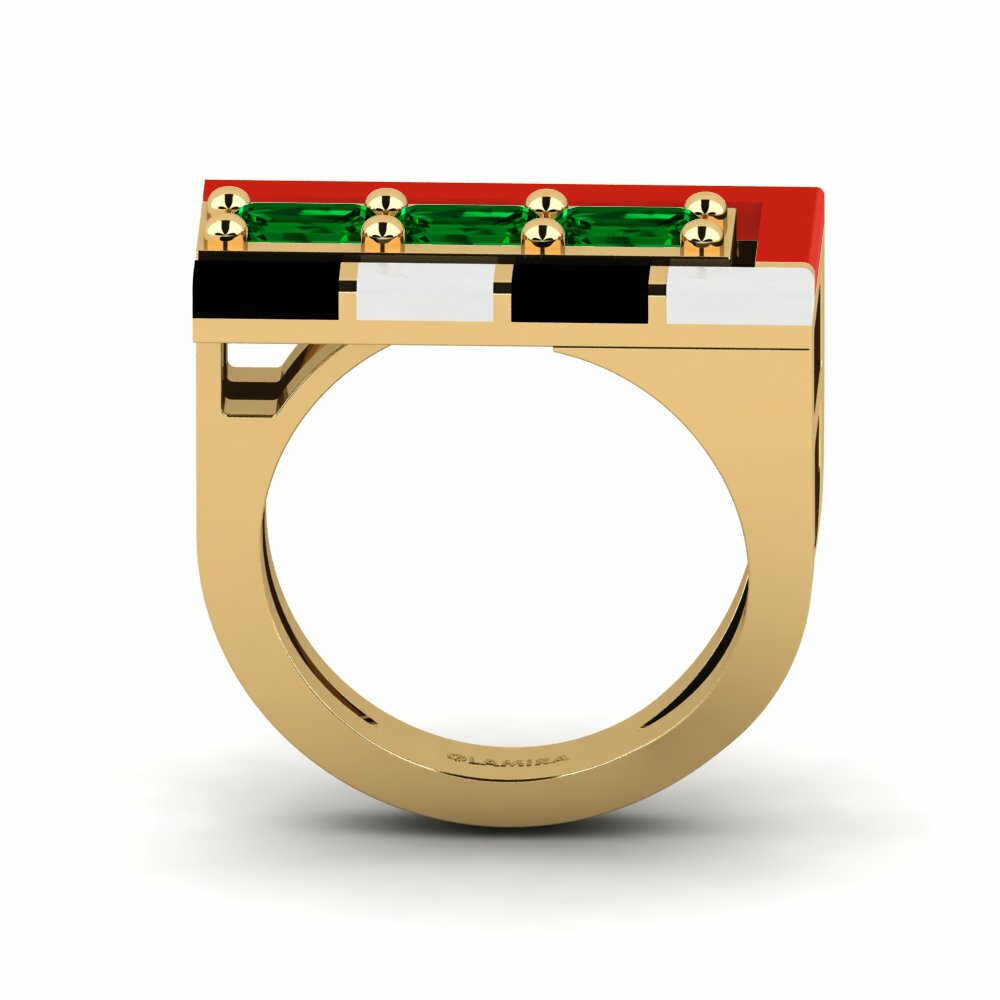 Zircone Vert Bague Latteg