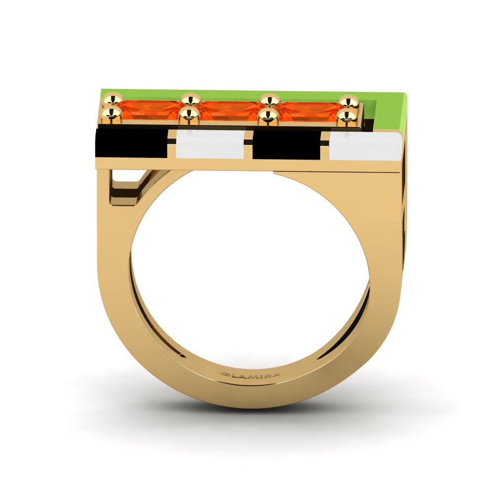 Feueropal Ring Latteg