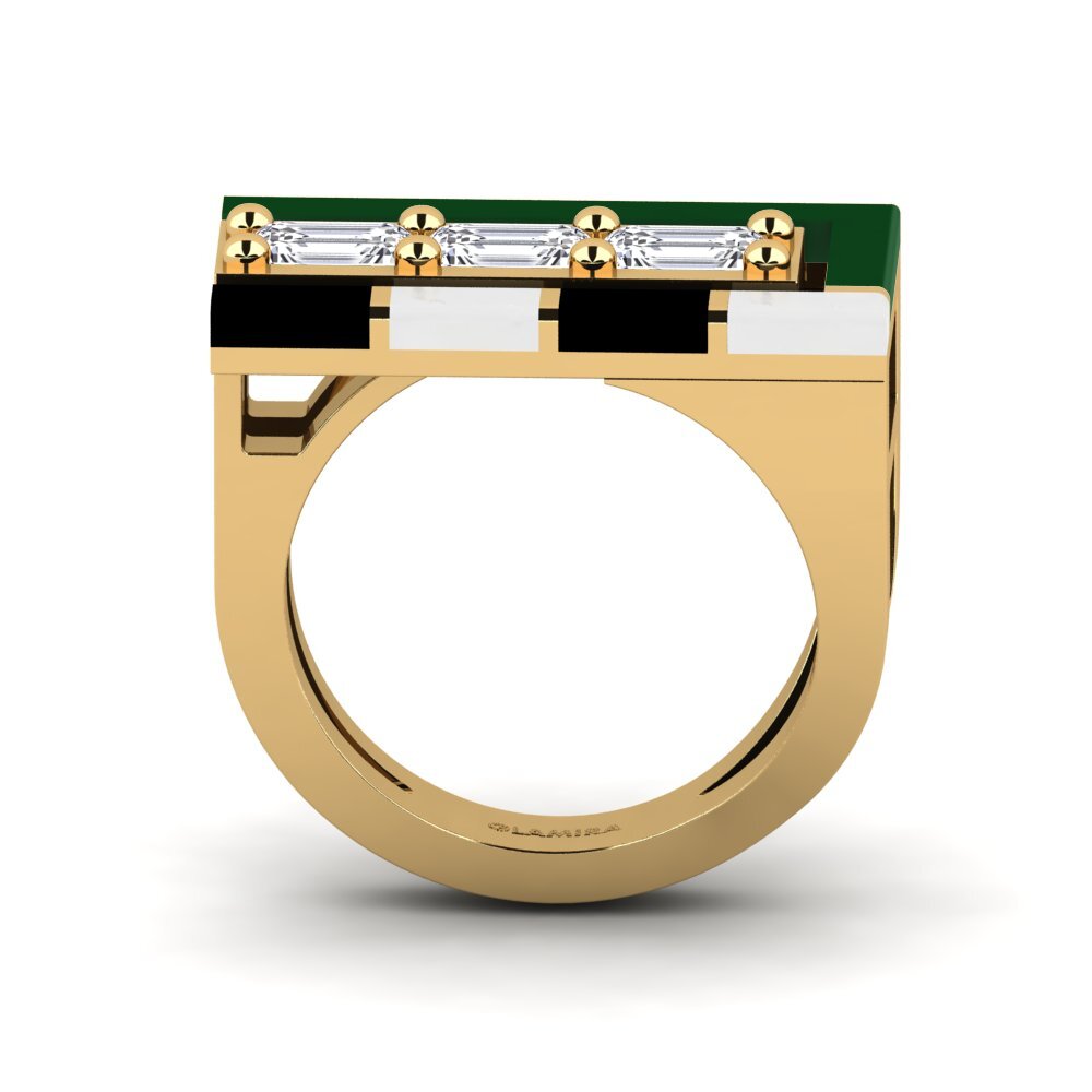 Labor-gezüchteter Diamant Ring Latteg
