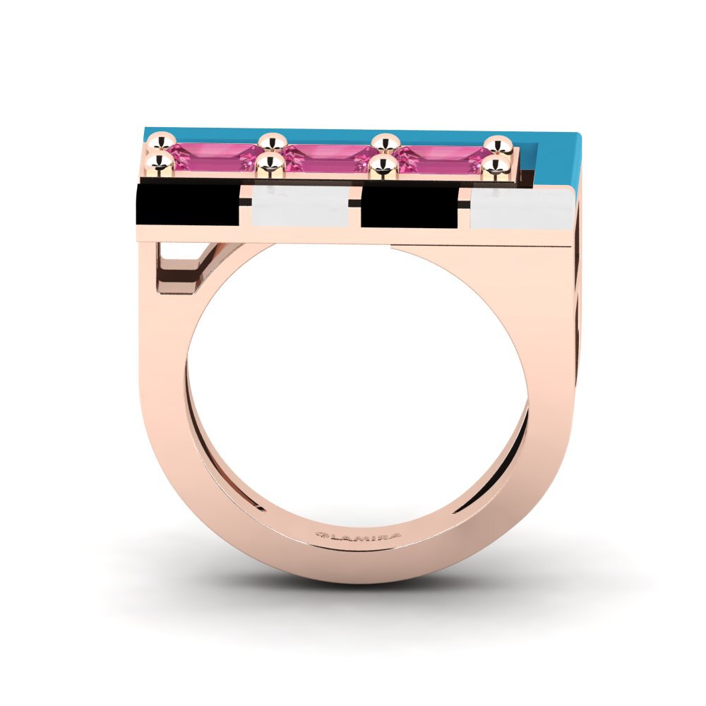 Rotgold 375 Ring Latteg