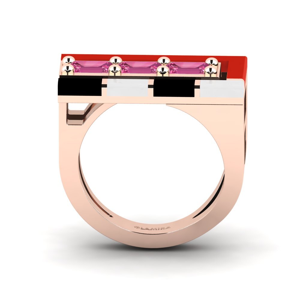 Rotgold 375 Ring Latteg