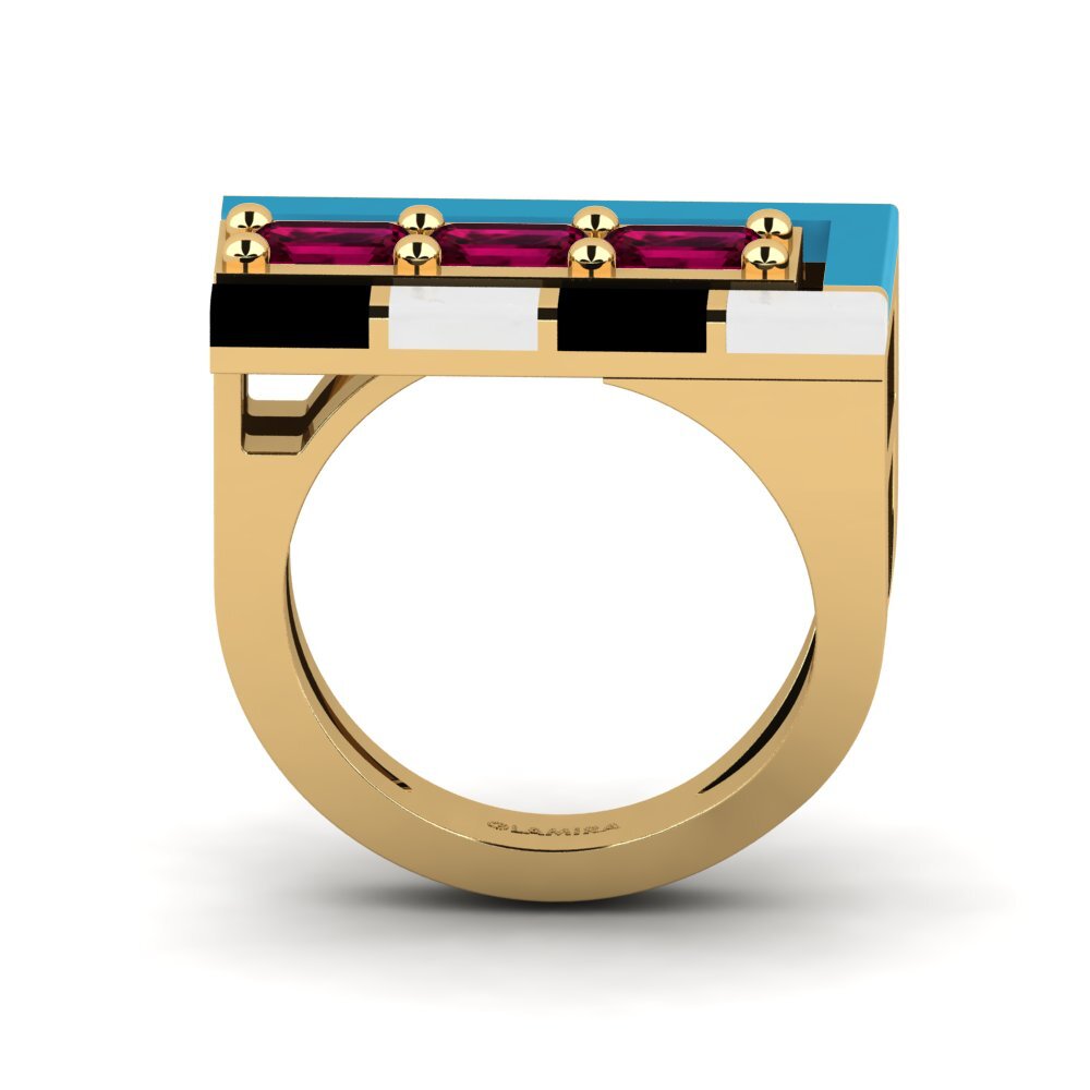 Rhodolite Garnet Ring Latteg