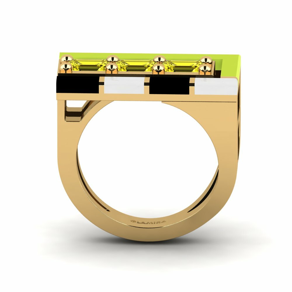 Diamant Jaune Bague Latteg