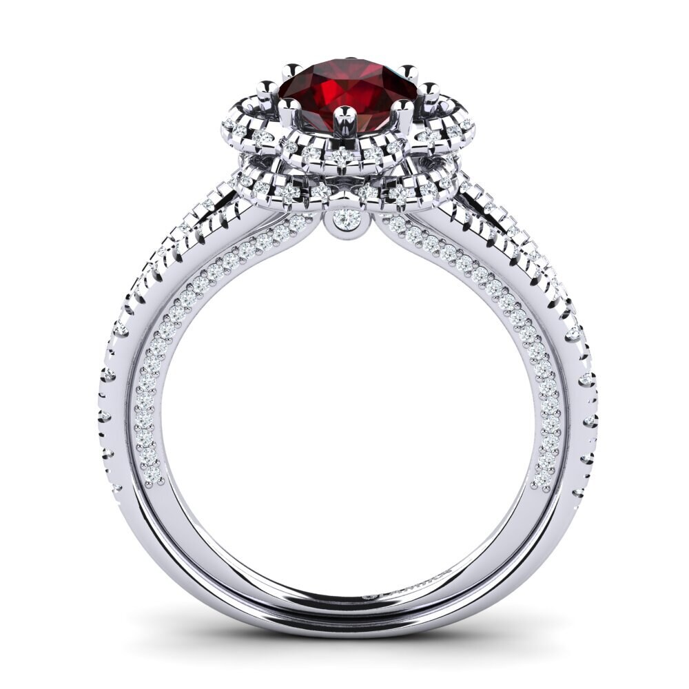 Garnet Ring Alceste
