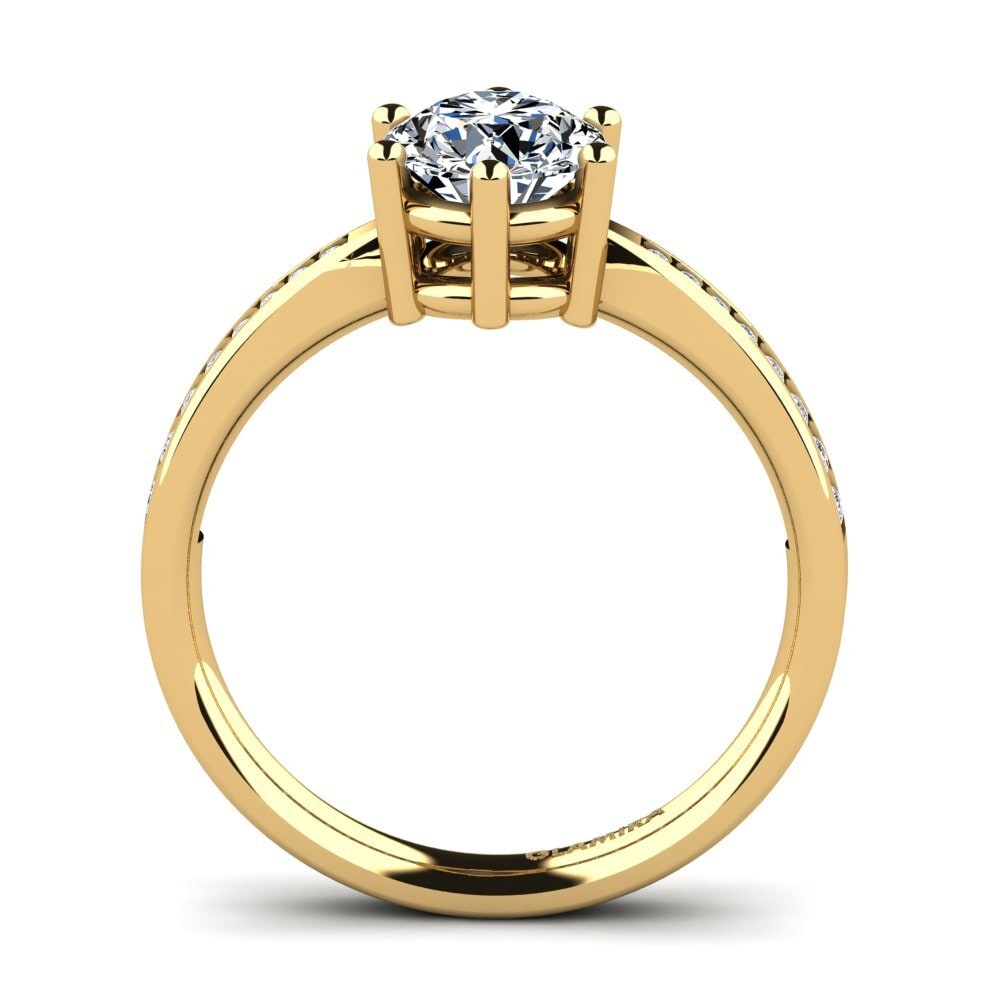 Zirconia Engagement Ring Alita 1.0 crt
