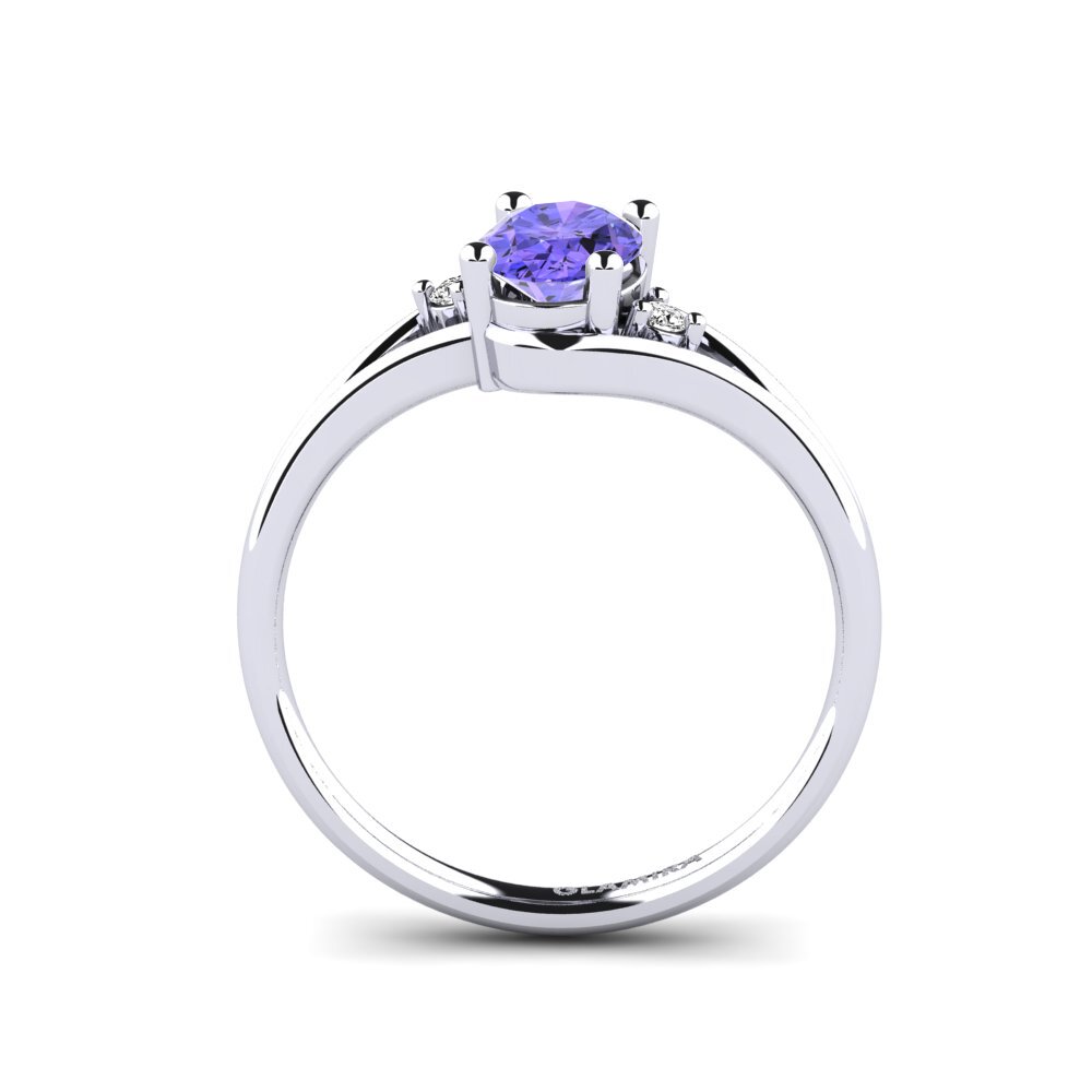 Tanzanite Engagement Ring Ariel