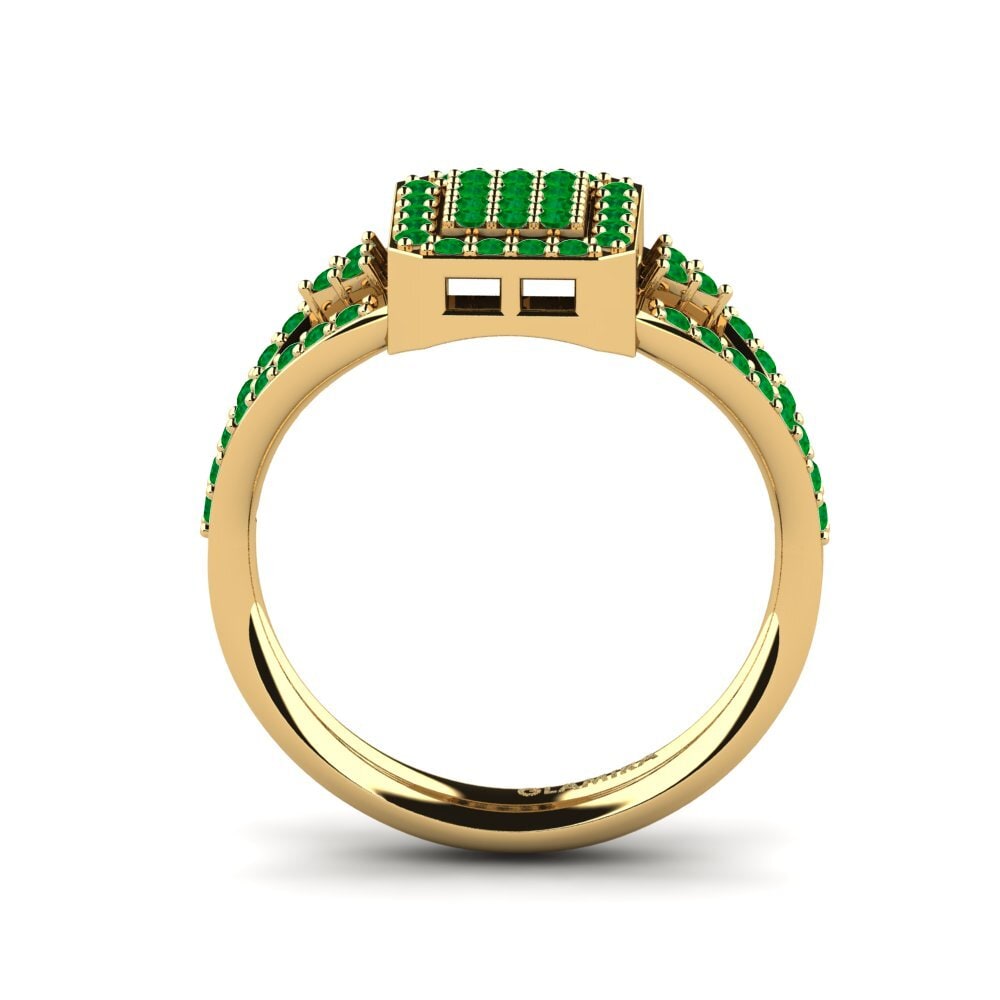 Emerald Engagement Ring Barletta
