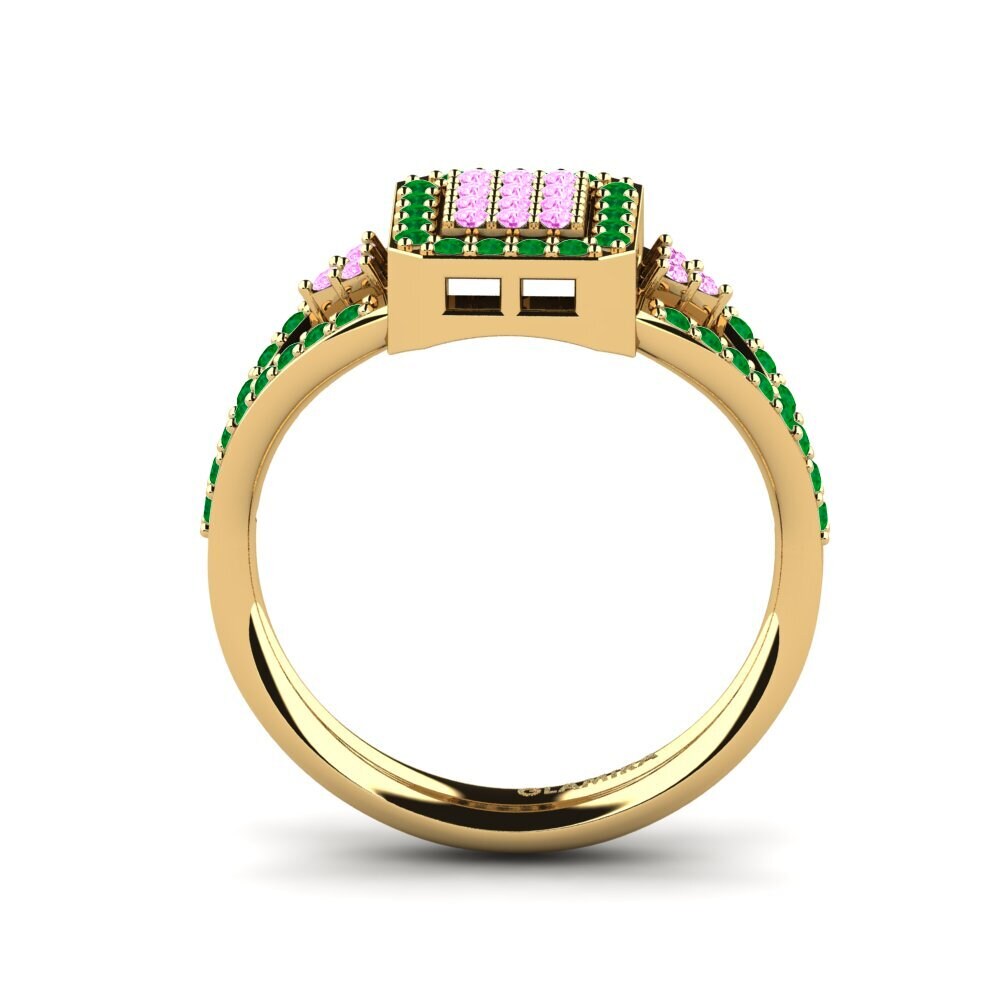 Pink Sapphire Engagement Ring Barletta