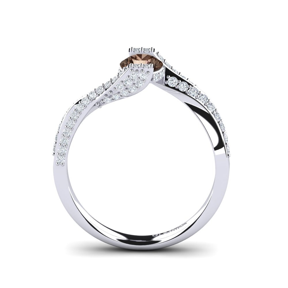 Smoky Quartz Engagement Ring Brenda