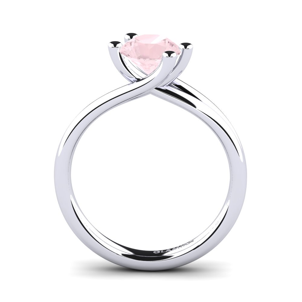 Cuarzo rosa Anillo de compromiso Bridal Dream 1.25 crt
