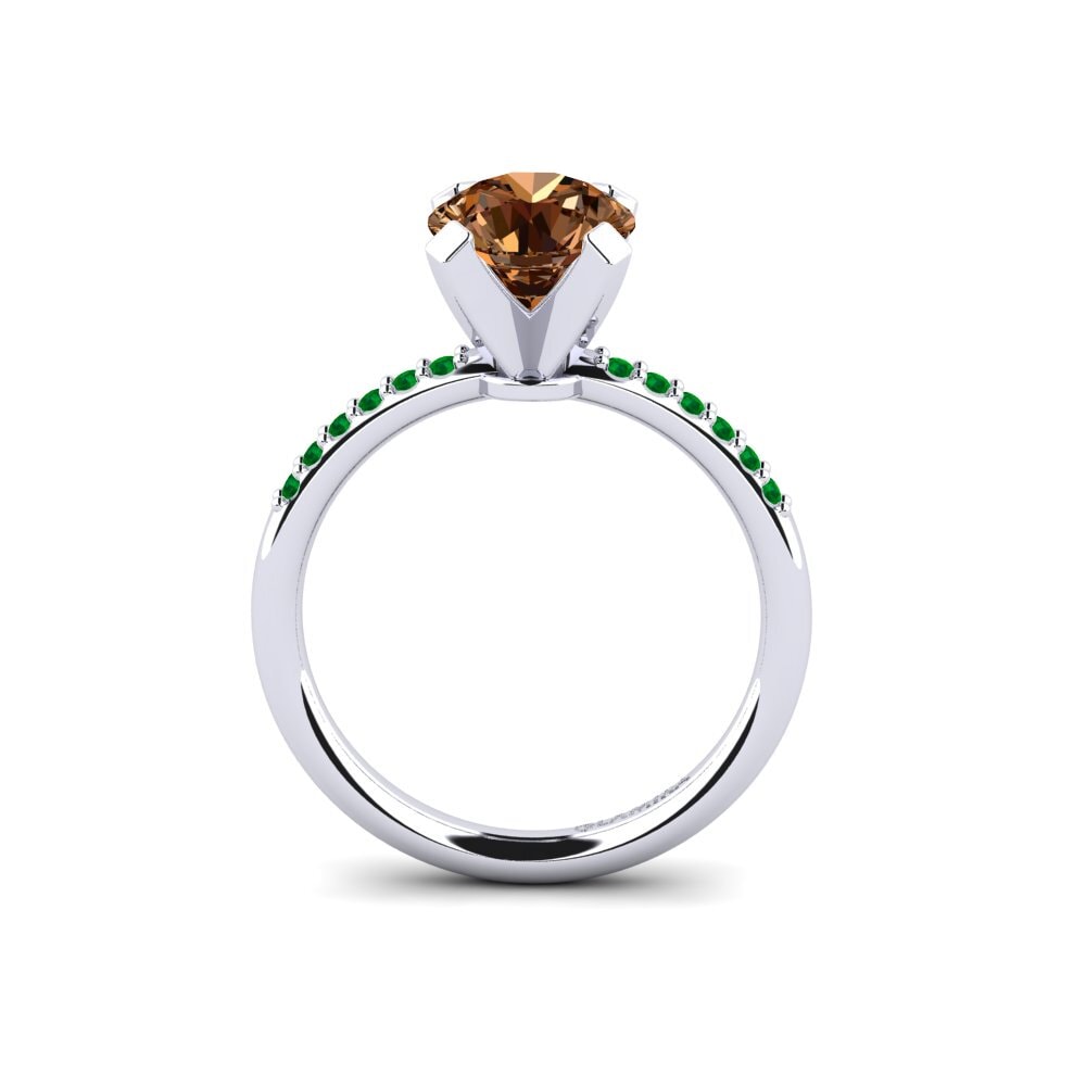 Brown Diamond Engagement Ring Cadence 1.6 crt
