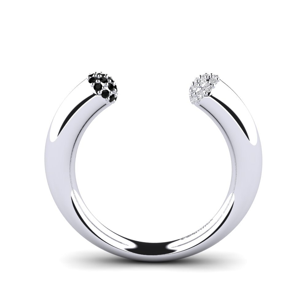 Zafiro negro Anillo Delmore