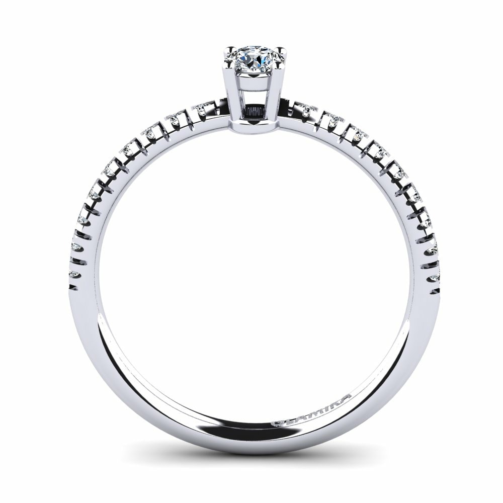 Swarovski Crystal Engagement Ring Empire