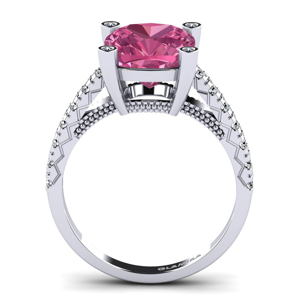 Pink Tourmaline Engagement Ring Daphne