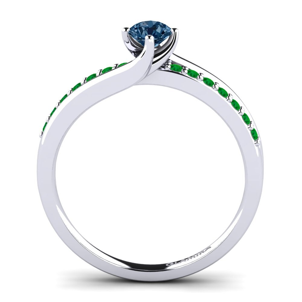 Blue Diamond Diamonds Ring Lia