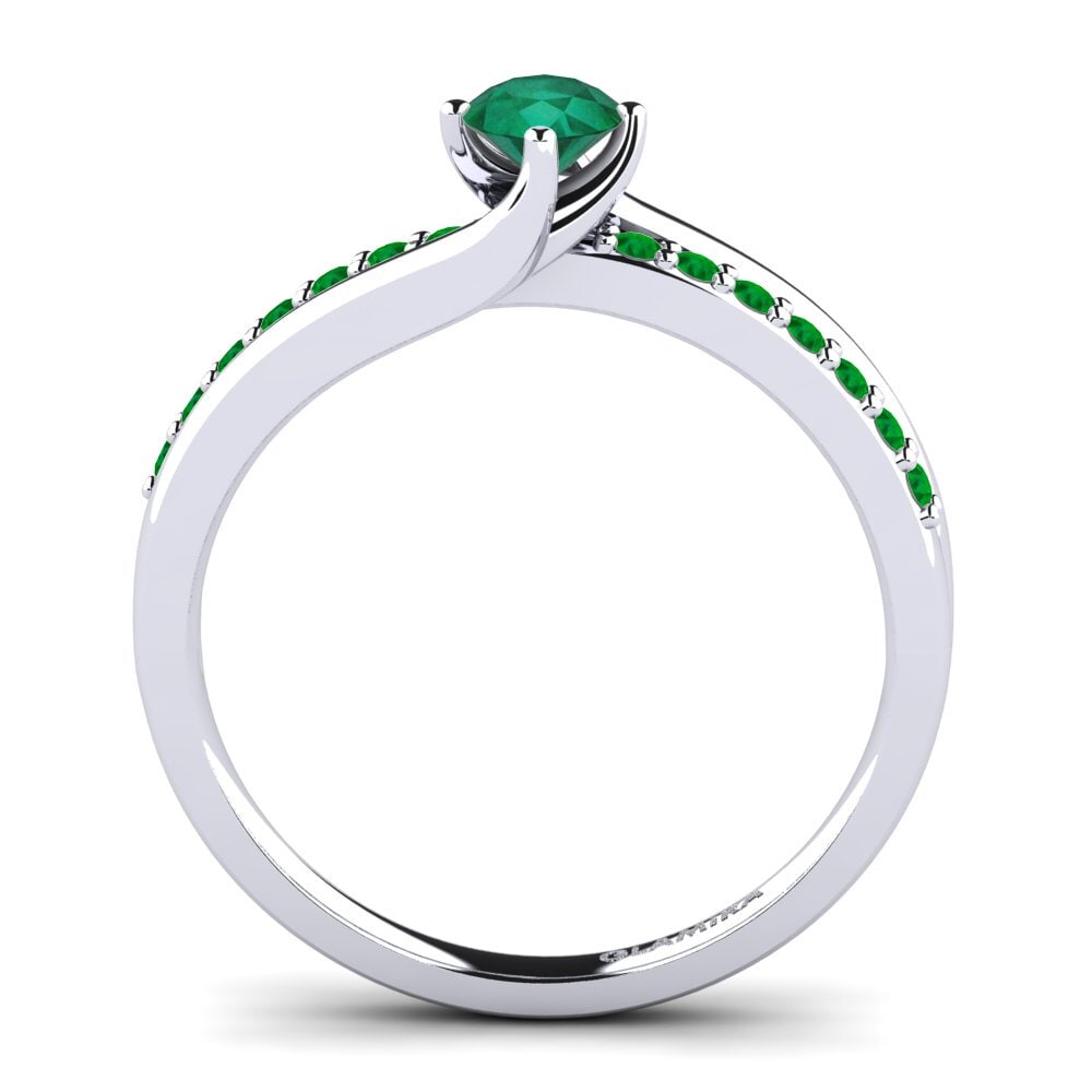 Emerald Diamonds Ring Lia