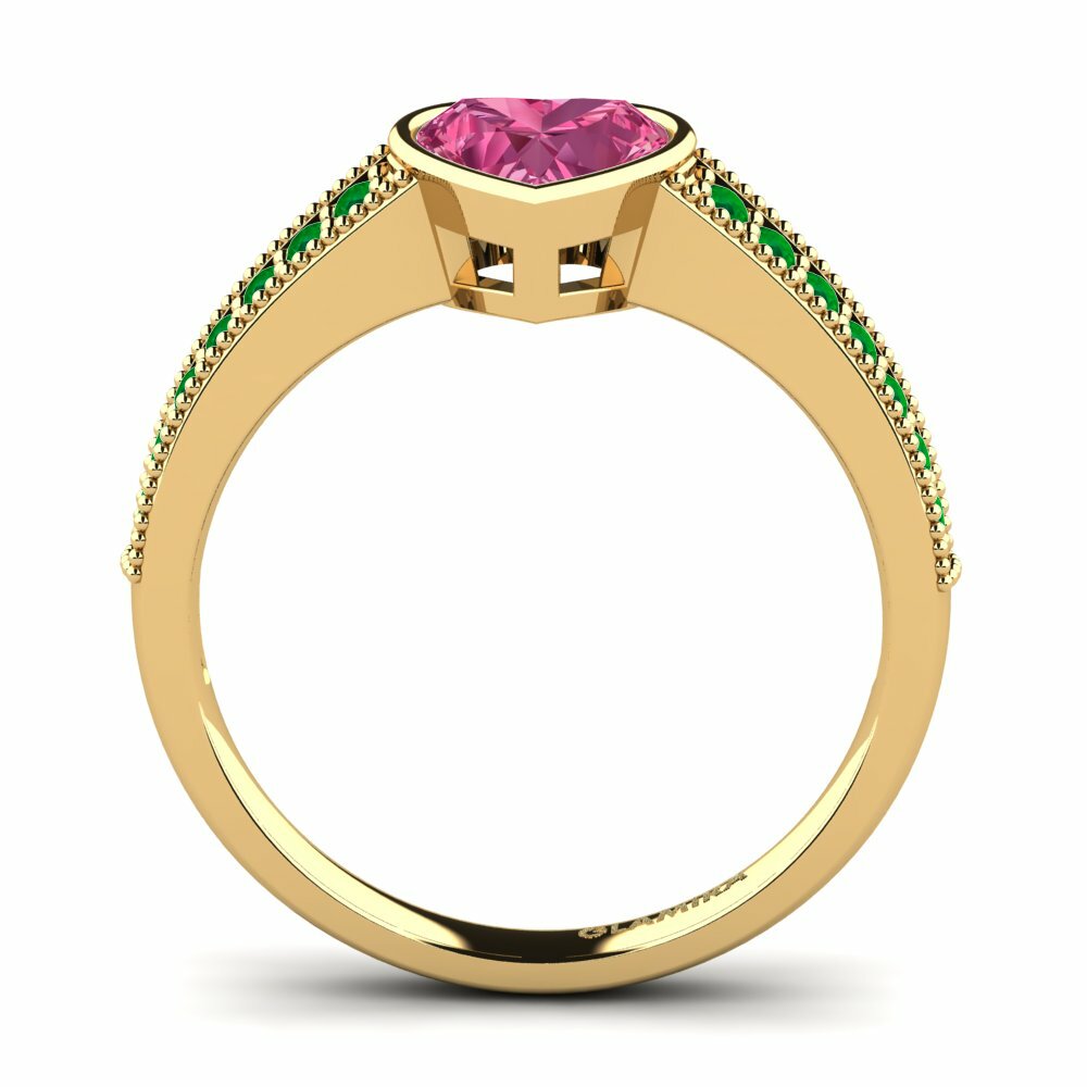 Forlovelsesring Chole Rosa Turmalin