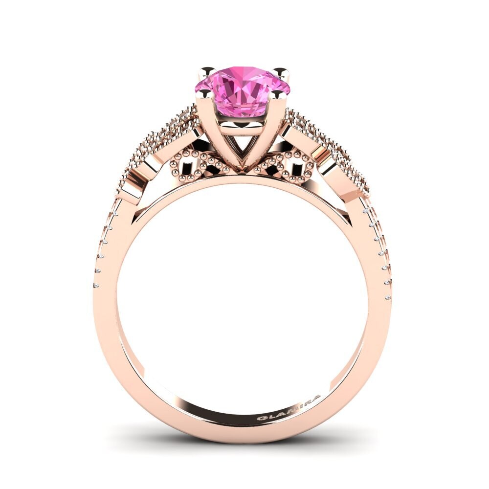 Topacio Rosa Anillo de compromiso Gunilla