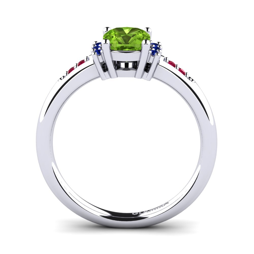 Peridot Engagement Ring Lenny