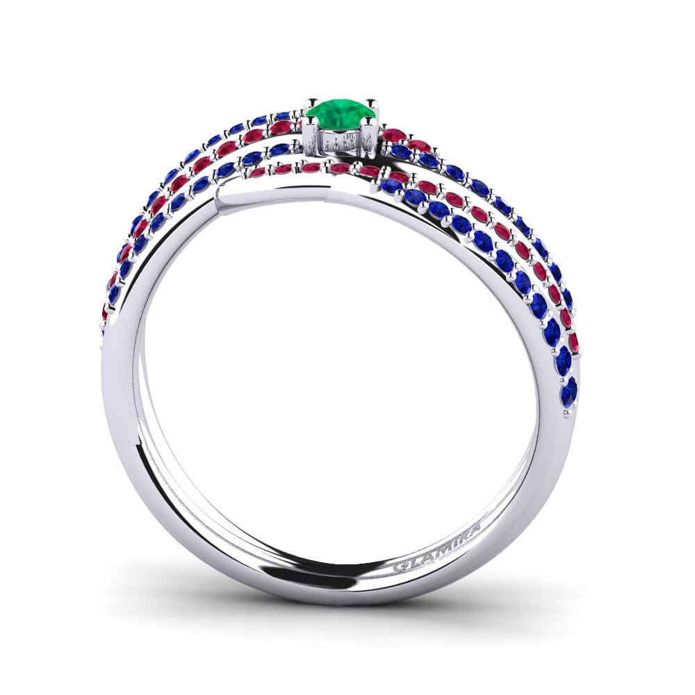 Emerald Engagement Ring Nadine