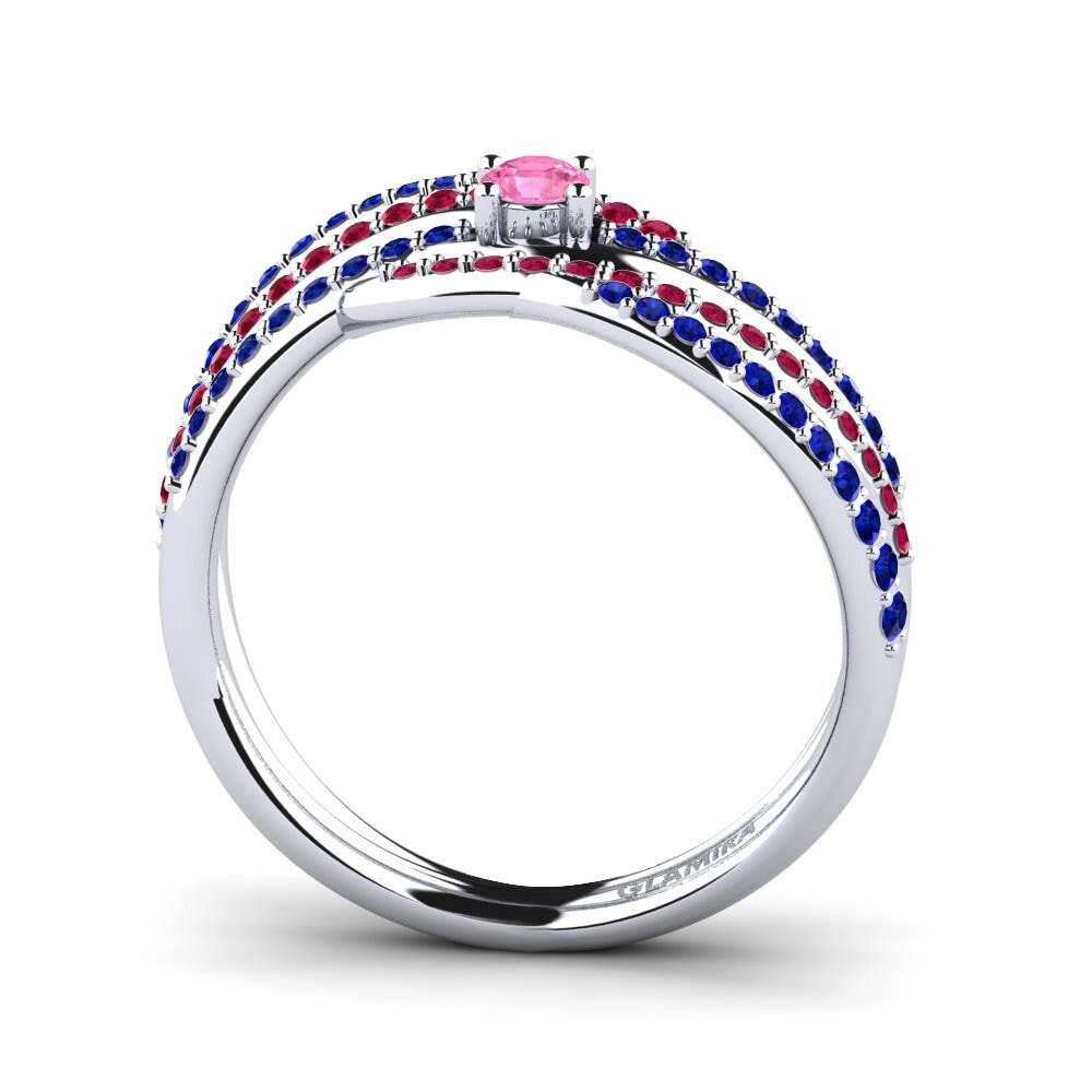 Pink Sapphire Engagement Ring Nadine