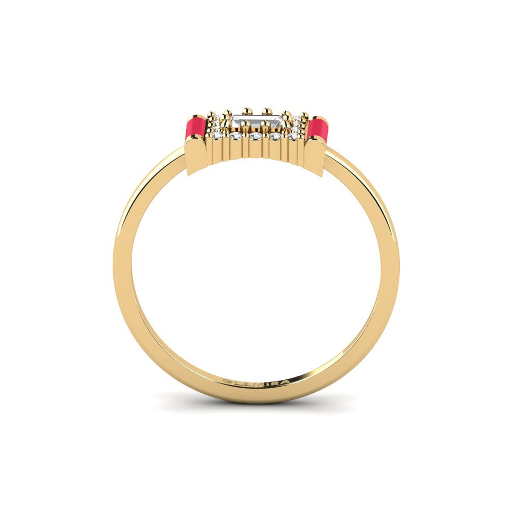 Weißer Saphir Ring Ledyard