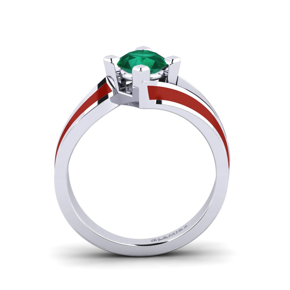 Argent Blanc Bague de fiançailles Legislatif
