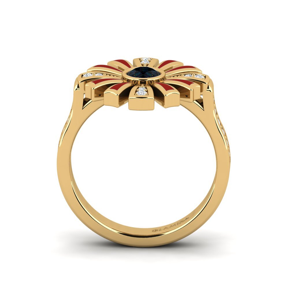 Black Opal Ring Legiste